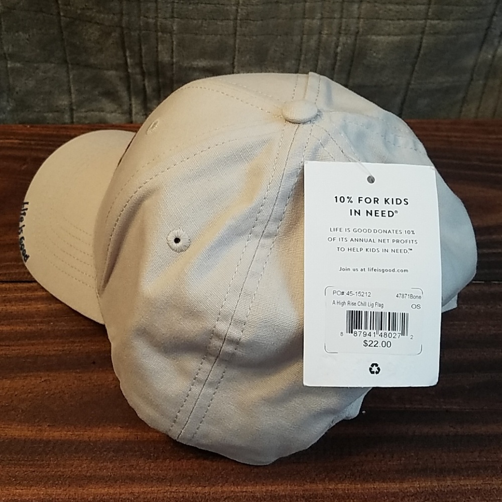 NWT LIFE IS GOOD HIGH RISE CHILL FLAG HAT - Picture 5 of 5